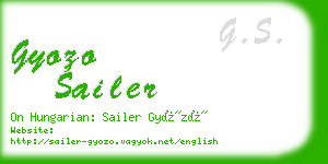 gyozo sailer business card